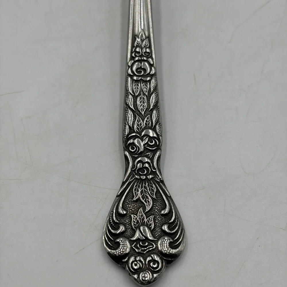 Lot of 9 Versailles by MSI Stainless Japan Oval Soup Spoons 3 Sizes